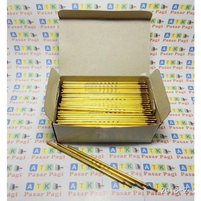 Pulpen - Bolpen /Pena / Pen Besi Silver Untuk Pola Kain / Kulit 5 Star