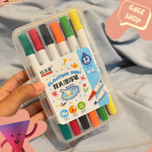 

floating pen stabilo 1 set isi 12 pcs pen lucu imut bolpen viral pulpen ank sekolah kebutuhan anak import termurah bisa COD