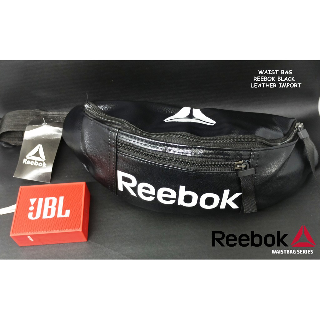  Tas  Pinggang Pria Reebok Kulit Import High Quality Tas  