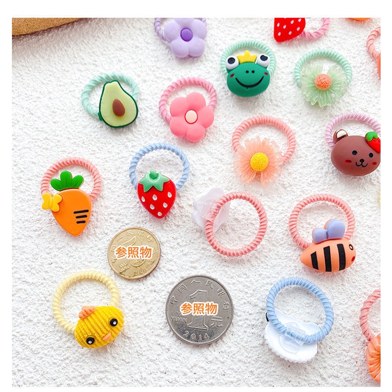 JR - IKAT RAMBUT ANAK KOREA ICON KARAKTER LUCU IMPORT / KARET RAMBUT ANAK / IKAT RAMBUT KARET ANAK