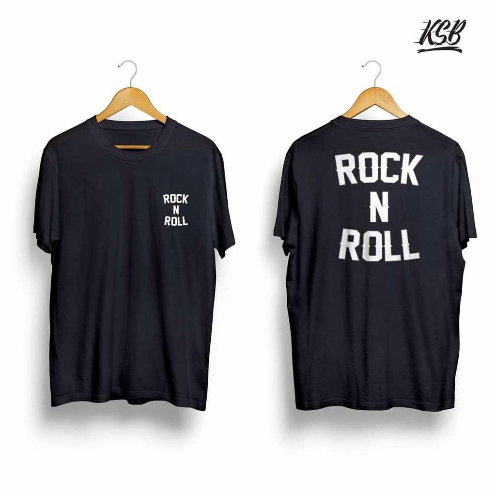 Baju Kaos Tshirt 3d Distro Rock N Roll Shopee Indonesia
