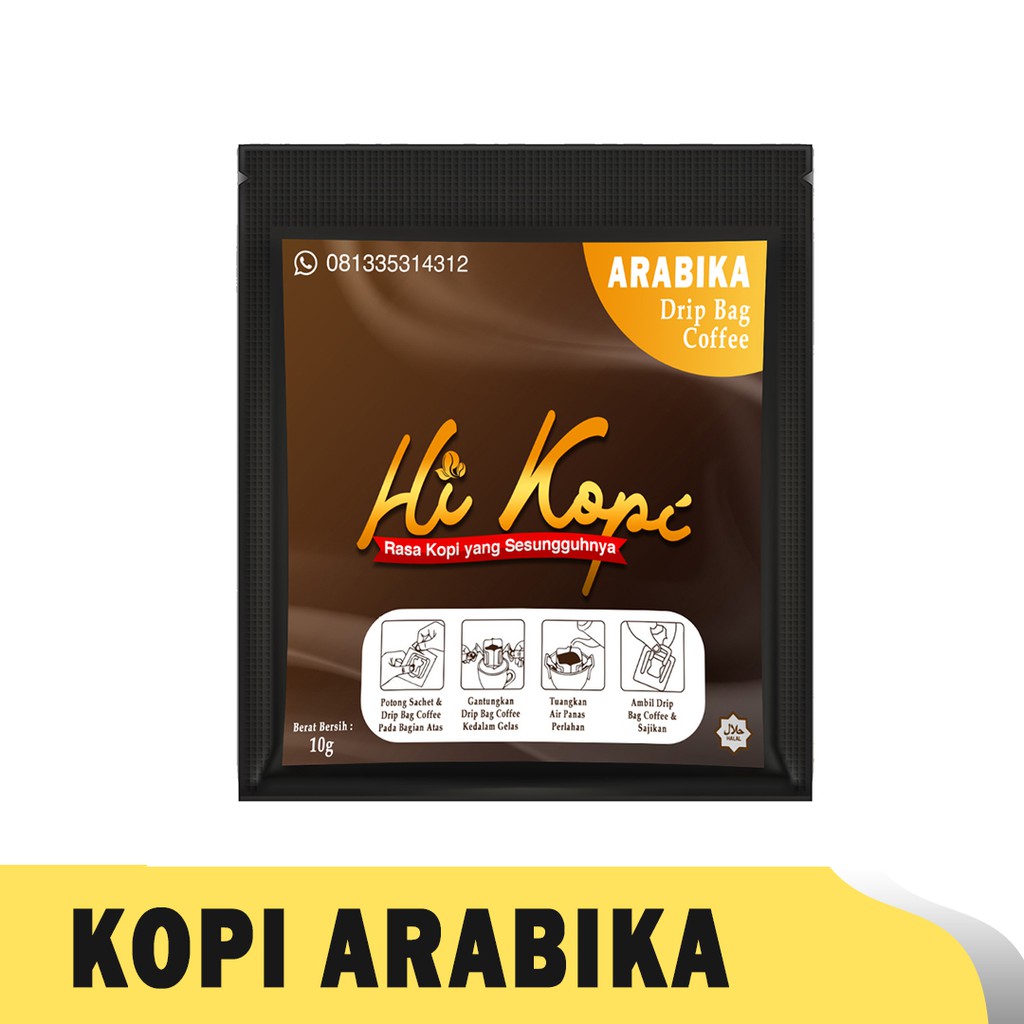 

HI KOPI ARABIKA - DRIP BAG 10GR