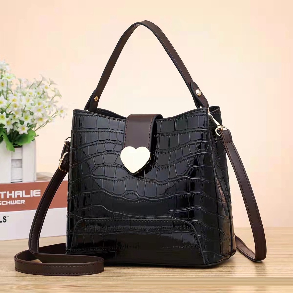 LBAGS - COD, Tas Wanita, Shoulder Bag, PU Leather, 20 Cm x 10.5 Cm x 19 Cm - 550 Gram (455)