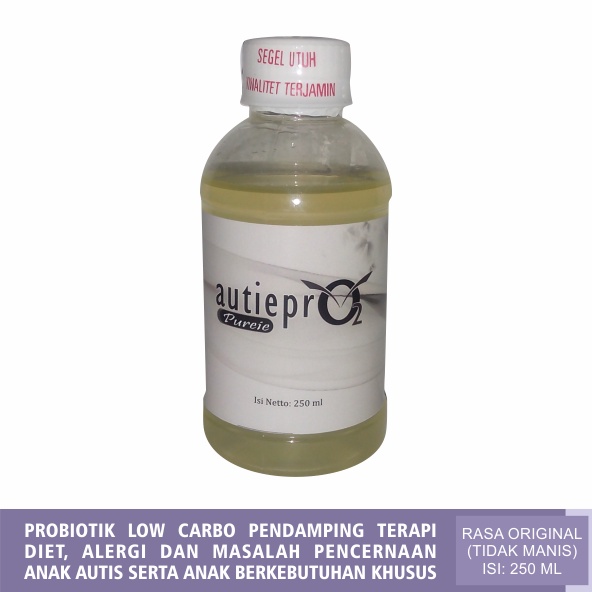 Probiotik untuk Anak Autis Autiepro Varian Pureie 250 ml / Suplemen Probiotik Atasi Intoleransi Lakt
