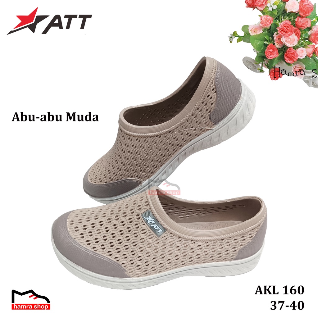 ATT AKL 160 SEPATU SLIP ON WANITA DEWASA DAN REMAJA BAHAN KARET