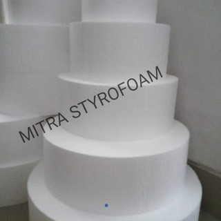 

styrofoam/gabus/sterofoam dummy cake D45 cm x 20 cm