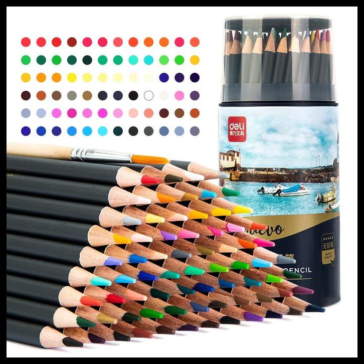 

TERBARUU!! Deli profesional pensil warna 72 warna tahan air 68114 PROMO