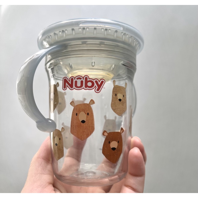 PRELOVED nuby 360 wonder cup 240ml gelas baby bayi 6m+ second seken bekas