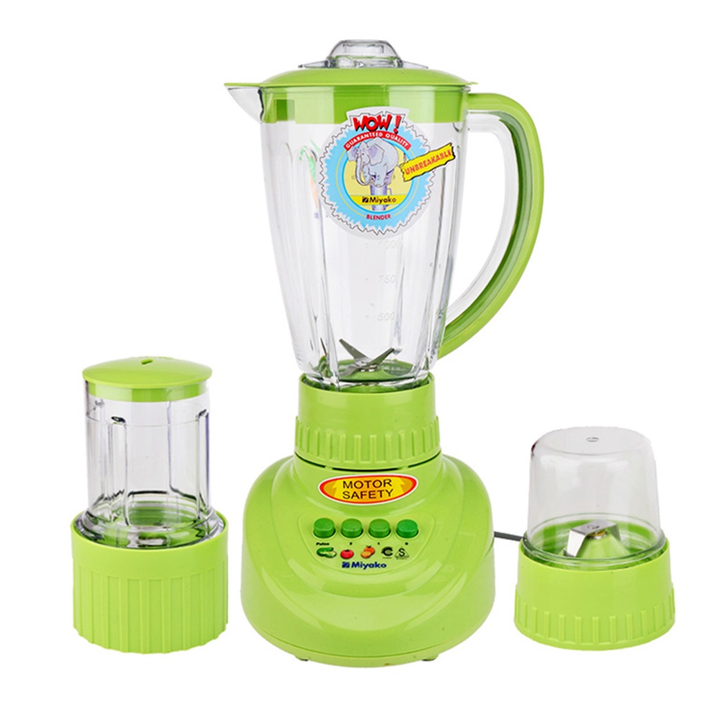 Gelas Blender Miyako Plastik Kaca Beling 1 L 1.5 L 2 L Pisau Monting Mounting Blender Dry Wet Will Chopper Bumbu Kering Basah Plastik Kaca Beling Miyako BL  101 102 PL GS  151 152 PF GF CH 211 511 PLY 501 PF Original Asli Gear Karet Tipe Lama Fullset