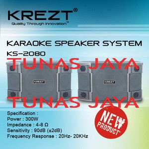 Speaker Karaoke Krezt KS 2080 Original Passive 10 Inch