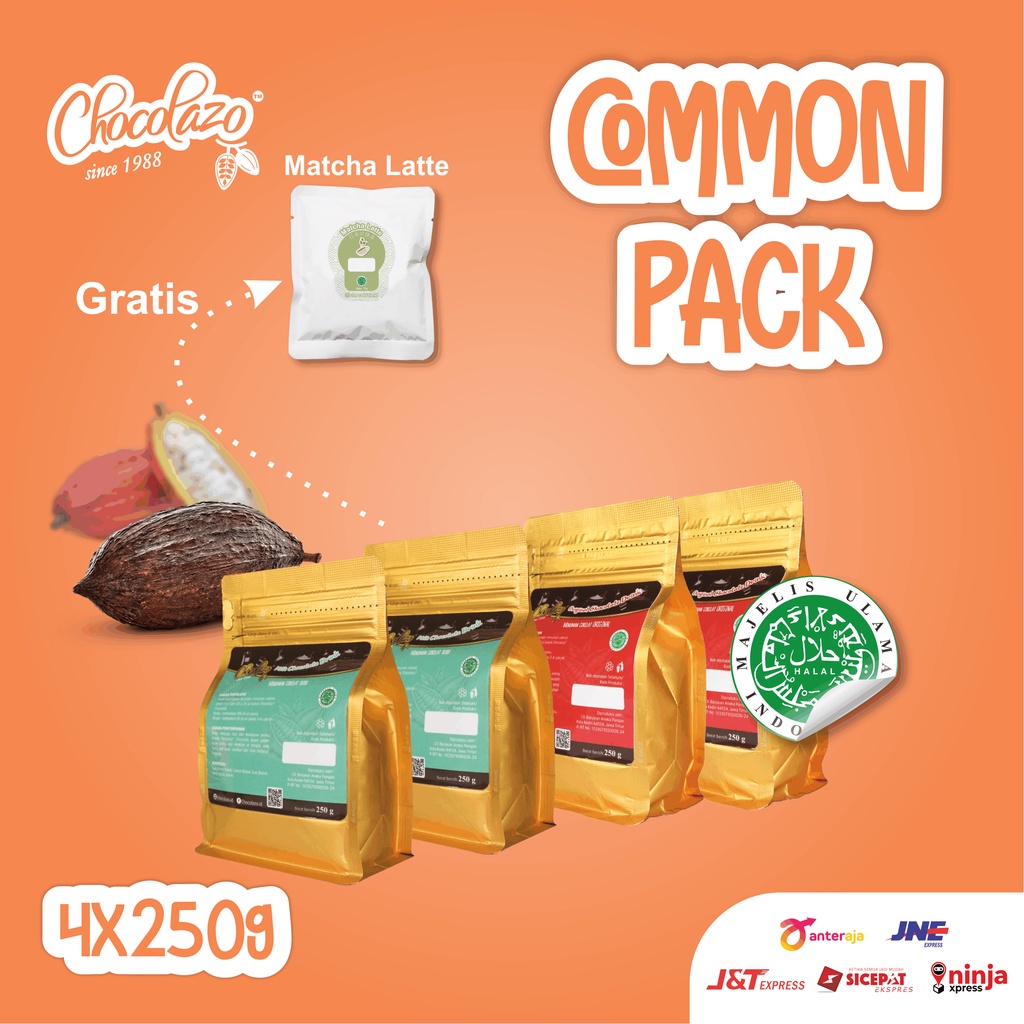 

Common Pack Chocolazo Original Dark Chocolate Drink & Chocolate Milk Chocolate Drink