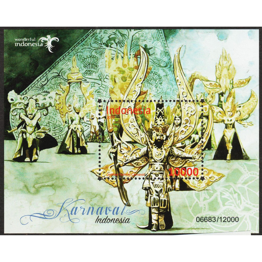 

Perangko Filateli I9 - Indonesia MNH Souvenir Sheet 24.05.2019 Special Edition Carnaval