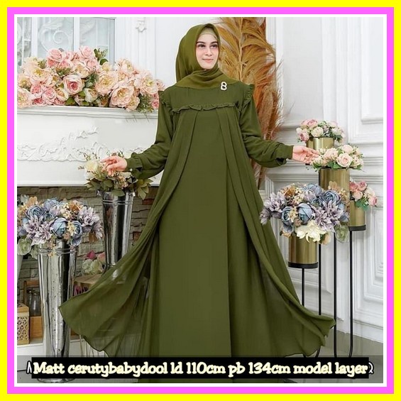 Gamis Wanita Ramadhan 2022 Elegan Gamis Jumbo Syari t Gamis Hari Raya Baju Gamis Dewasa Terbaru 2022