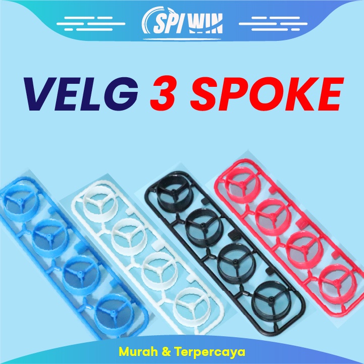 Velg 3 Spoke Tamiya L Large Rep