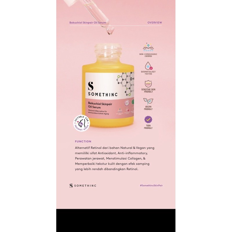 [SOMETHINC] BAKUCHIOL OIL SKINPAIR SERUM 20ml