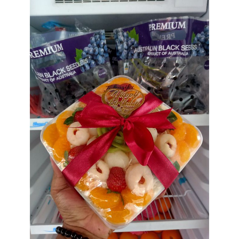 

Tukusiki salad 1500 toping special hbd/anniv No 3 free topper hbd/anniv
