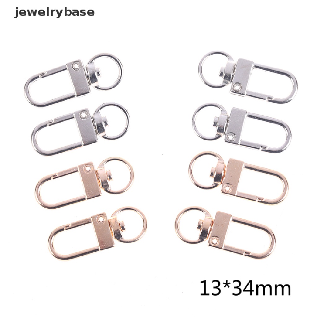 10pcs Kait Lobster Ukuran 13x34mm Untuk Membuat Perhiasan Kalung Dan Gelang Rantai