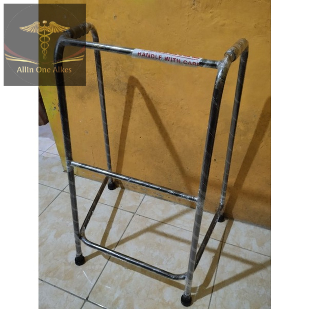 Walker Alat Bantu Jalan Dewasa (BB 85-90kg) (super quality) / Tongkat Alat Bantu jalan / Walker alat Bantu Jalan Lansia HQ