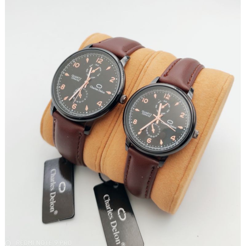 JAM TANGAN COUPLE PASANGAN COWOK CEWEK KEREN ELEGANT SPORTY ORIGINAL WATER RESIST NEW