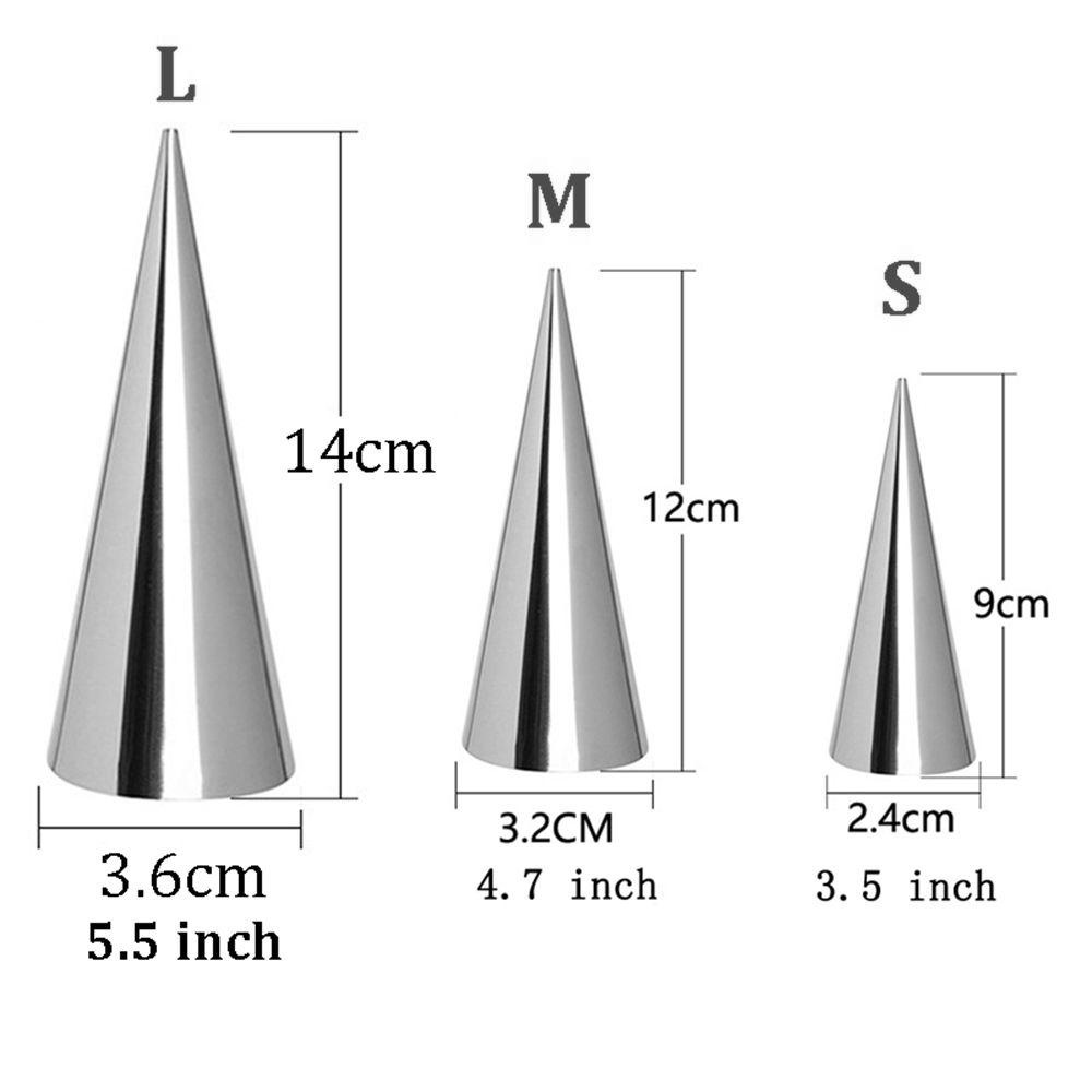 Rebuy cannoli Tabung croissant cone Roti pastry roll cream puff bakeware waffle cone Cetakan