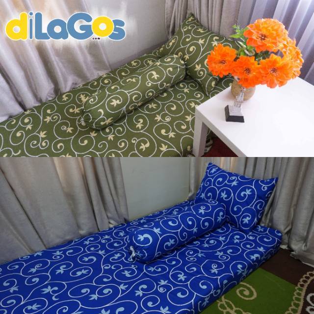  Sprei  SARUNG KASUR  BUSA RESLETING BATIK  90X200X15 Sprei  