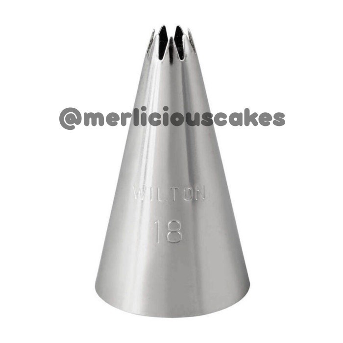 

Limited Wilton Open Star Tip Spuit No 18 Piping Tip Original Berkualitas