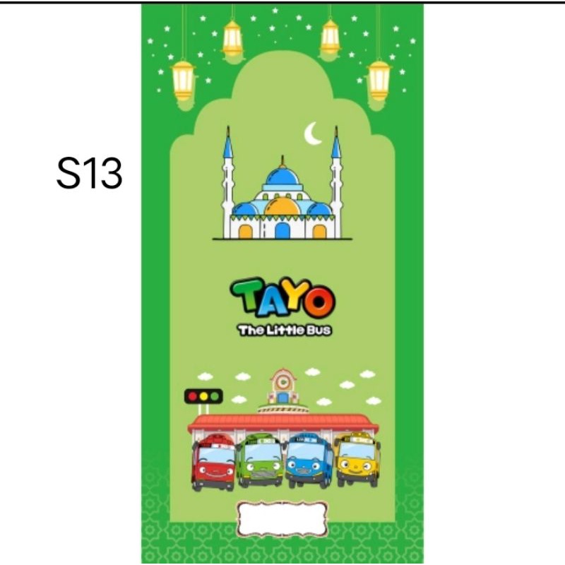 SAJADAH ANAK CUSTOM NAMA TEBAL PAKE BUSA-S13