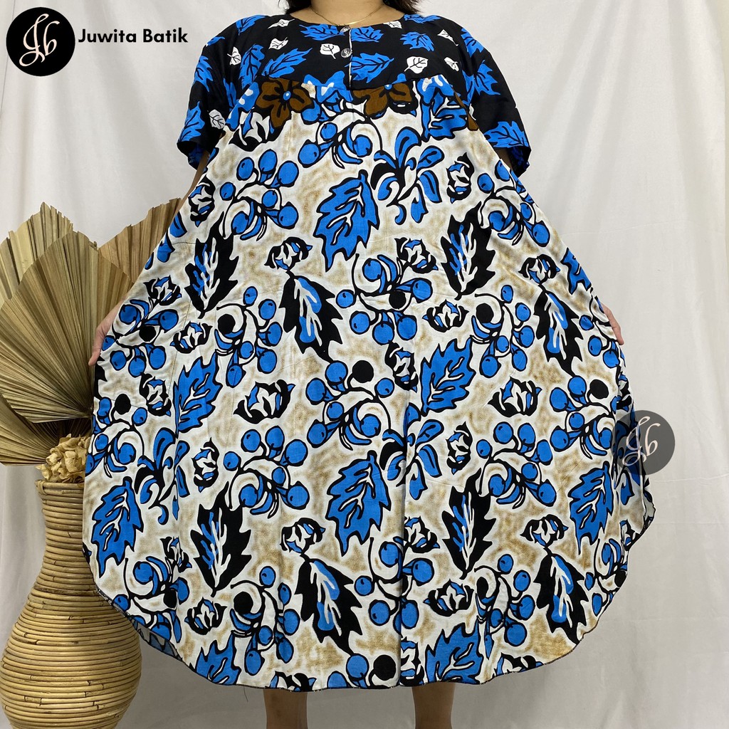 Juwita Batik - Daster Payung Jumbo Busui Friendly LD 130 3XL Super Jumbo Murah Terbaru PART-II