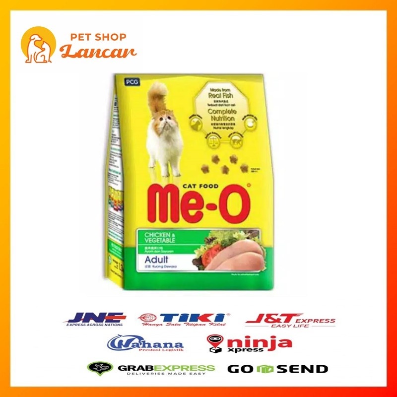 Me-O / MEO CHICKEN &amp; VEGETABLE makanan kucing kering freshpack 1.2KG