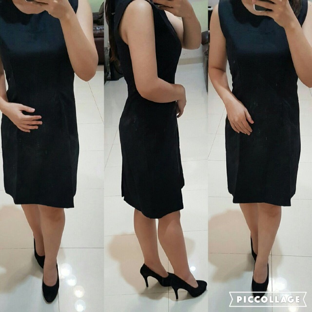 Dress hitam elegant