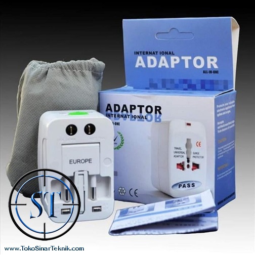 Adaptor International Travel Universal 10A Colokan Listrik All in One 250V Stop Kontak Sambungan Charger Luar Negeri Traveling Converter Multi fungsi Alat Elektronik