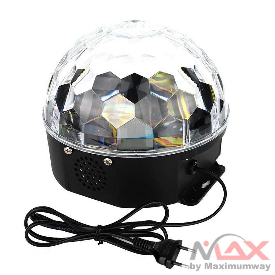 Lampu sorot proyektor Disco Pesta Berwarna warni DJ AGM Lampu Proyektor LED Crystal Magic Disco Ball 20W PAR Light lampu sorot pesta- AC20 Warna Putih PAR LIGHT DJ BALL PARTY LIGHTS Bluetooth Remote Control Mini Stage Effect Light Crystal Decor Lamp hias