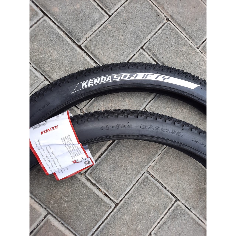 TERMURAH!!! Ban Luar Sepeda Ukuran 27.5 x 1.95 / KENDA Hitam / Satuan / Realpict