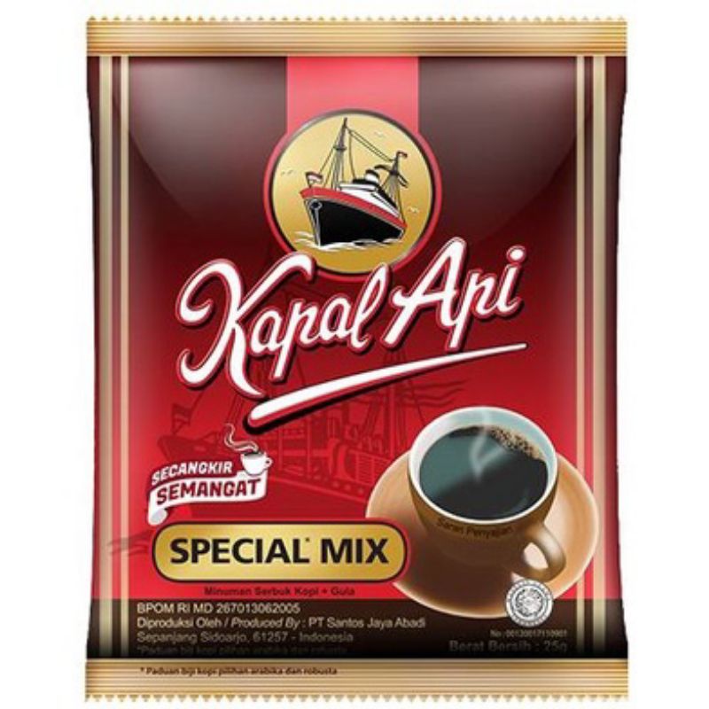 

Kopi Kapal Api ukuran 25 gram 1 Sachet