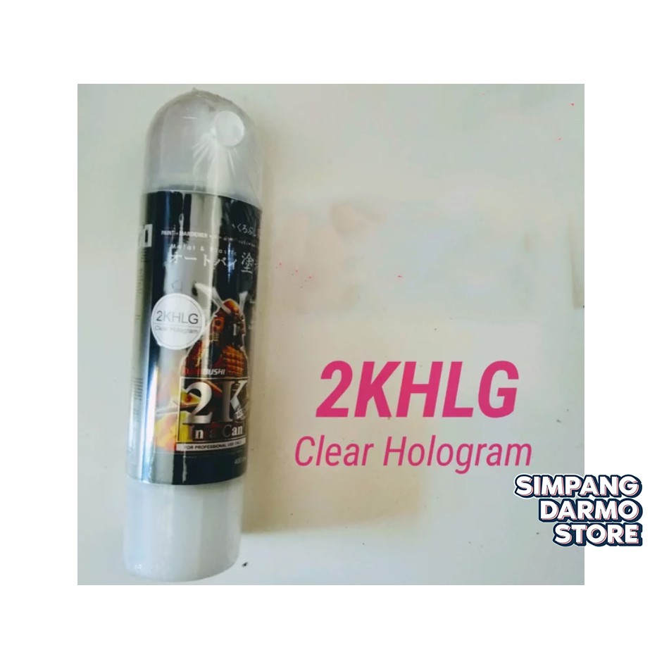 

Samurai Clear 2K Hologram Gliter Pelangi Xiralic Anti Gores Tahan Bensin 2KHLG Paint Pilox Pylox