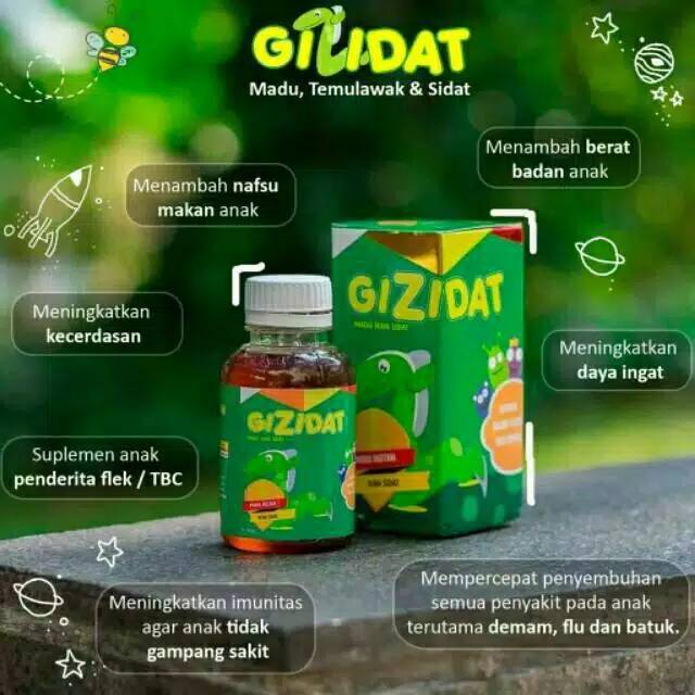 Gizidat penambah nafsu makan &amp; berat badan 130 ml