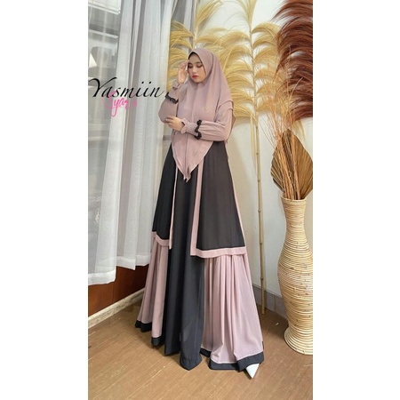 READY GAMIS SYAR'I ❤ YASMIN SYAR'I ❤ ORIGINAL FAJAR COLLECTION BABYDOLL PREMIUM BEST SELLER