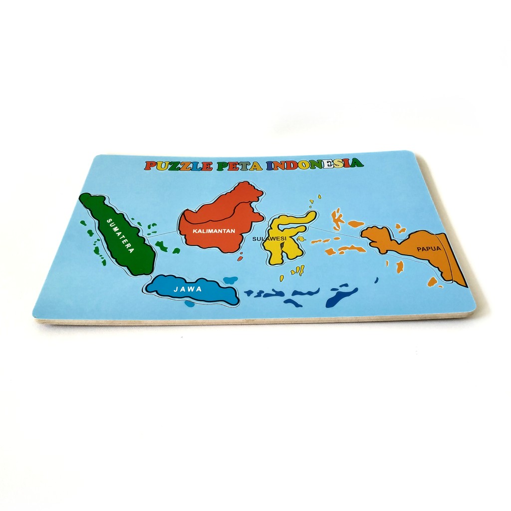 Puzzle Kayu Peta Indonesia Shopee Indonesia