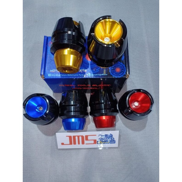 jalu as roda wuming full cnc jumbo semua motor Vixion cb cbr R15 ninja GSX aerox nmax pcx beat vario