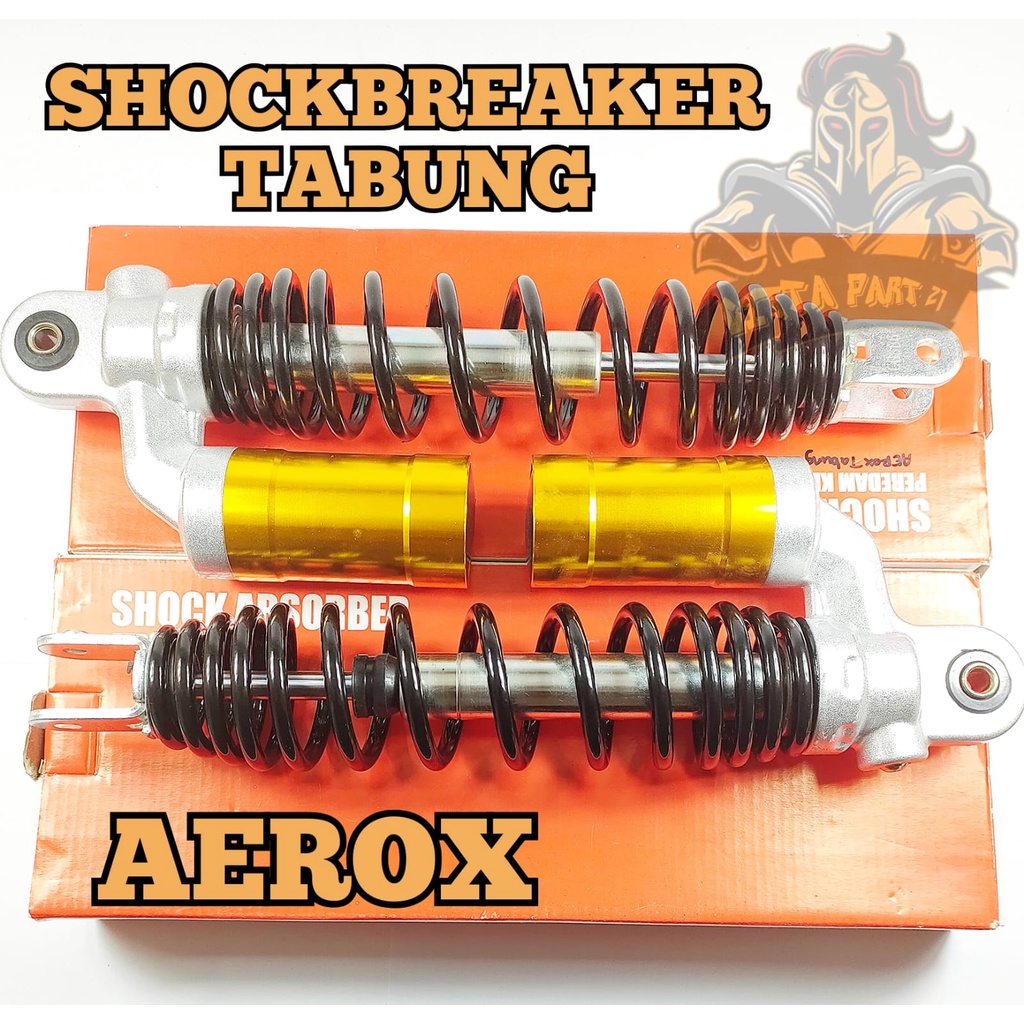 SHOCKBREAKER SHOCK TABUNG BELAKANG YAMAHA AEROX HARGA SEPASANG KUALITAS ASLI ORIGINAL YAMAHA YGP PRESISI STABIL AWET DAN DIJAMIN MANTAP AEROX