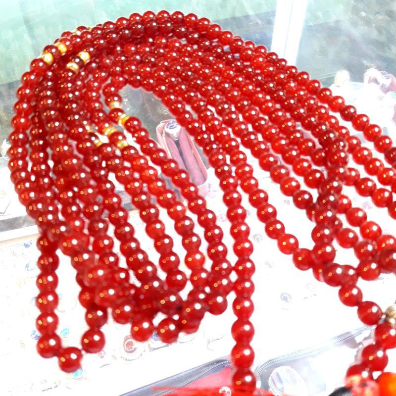 Tasbih batu merah siam