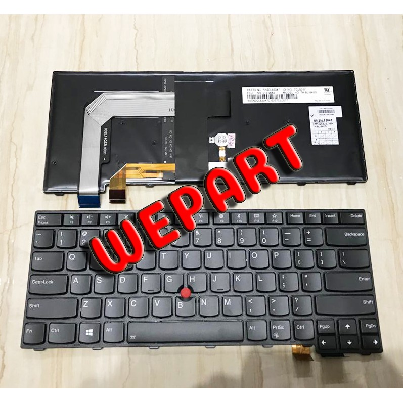Keyboard Laptop ThinkPad T460s T470s SN20L82047 Backlight With Pointer