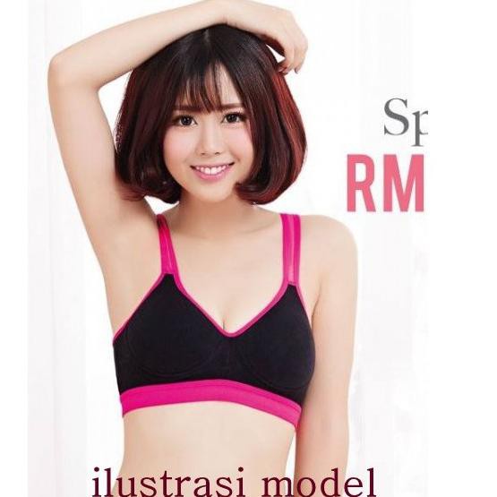 BKK BRA YOUNG HEARTS, MODEL SPORT RACER BACK . TANPA KAWAT BUSA SEDANG 071Y Terlaris