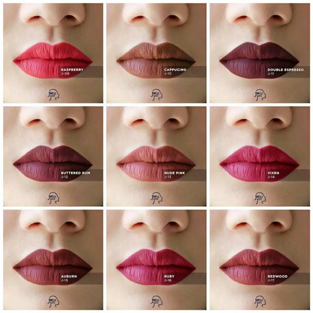 PROMO - JUST MISS - Lip Color Lipstick H02 (case abu-abu) ORIGINAL 100%