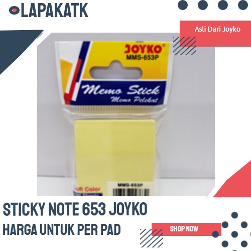 

JOYKO 653P Sticky note 653 (PER PAD) ++