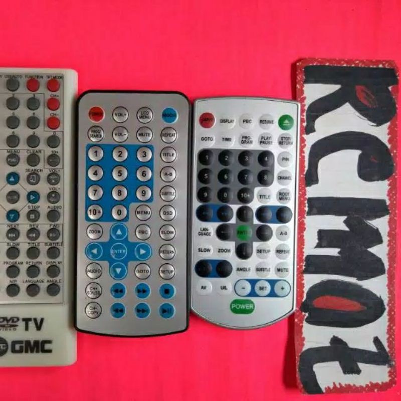 Remote  portabel GMC digimedia DVD original terlengkap