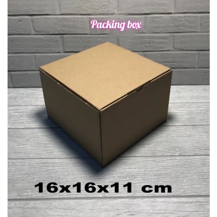 

kardus uk,16x16x11 cm box/karton die cut untuk packing dll