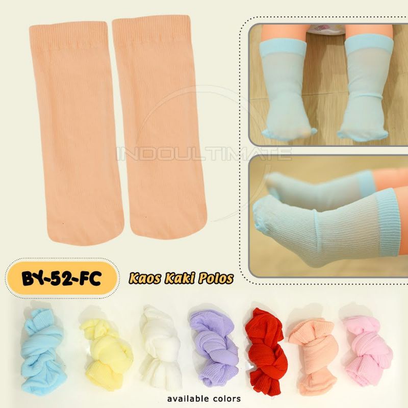 BABY CANDY SOCK LUCU KAOS KAKI PELINDUNG BAYI POLOS MURAH