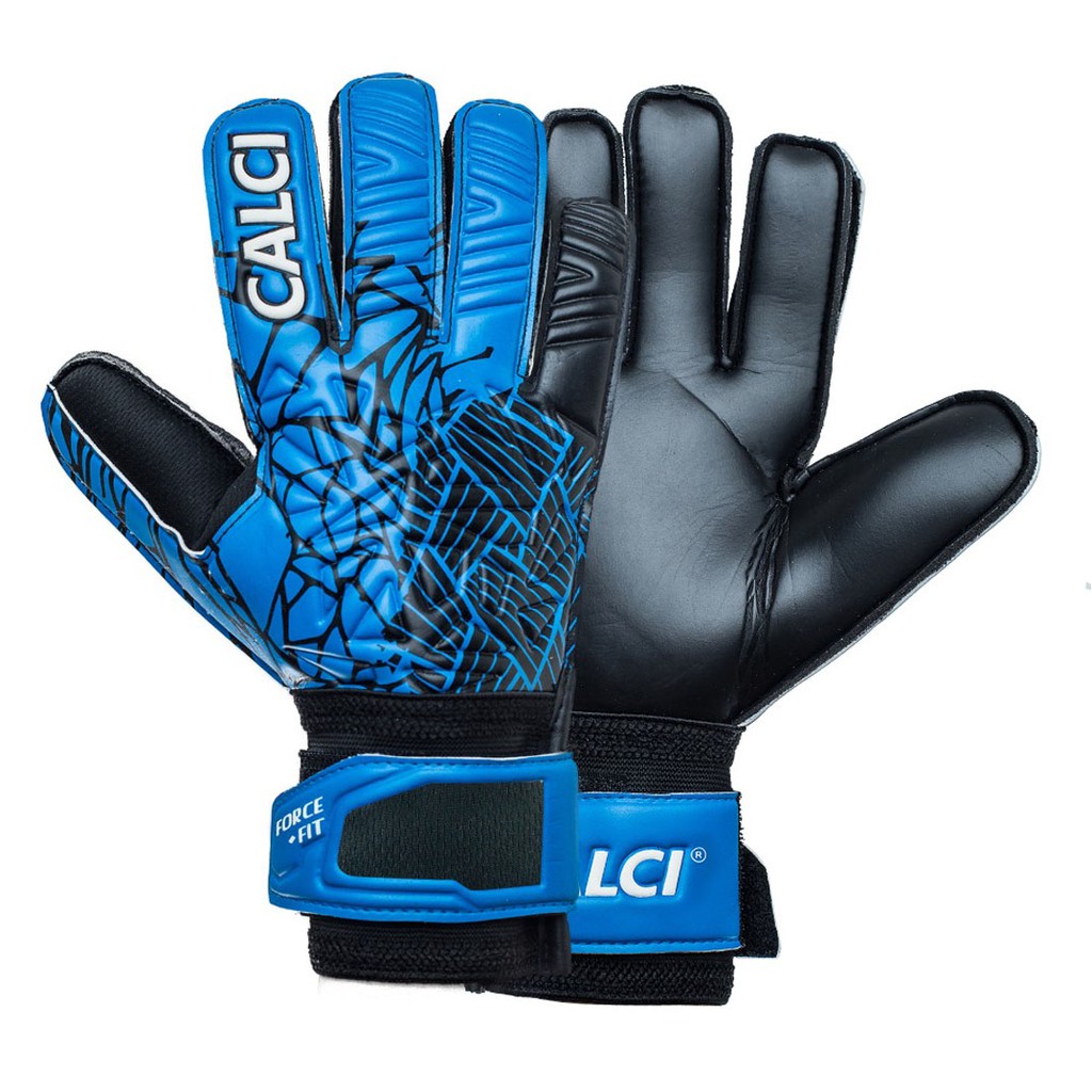 Calci Glove Sarung Tangan Kiper Venom Gloves Blue Black Shopee Indonesia