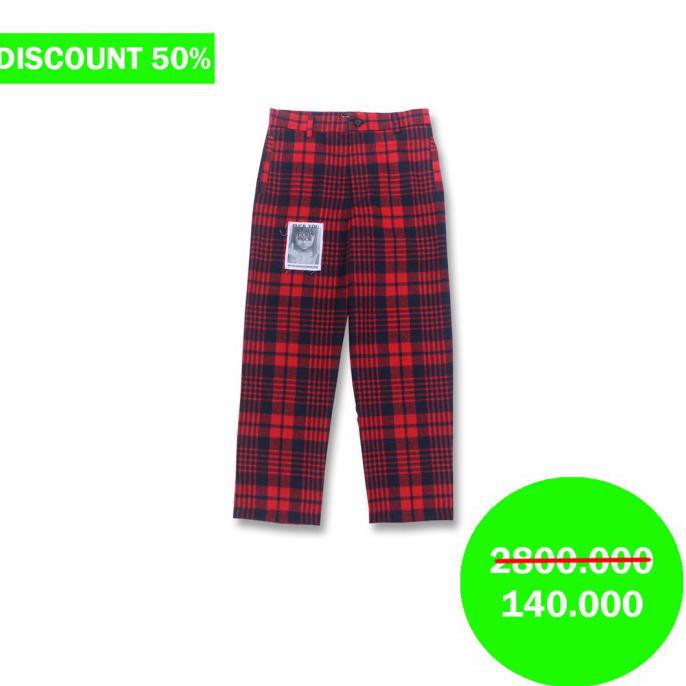 Snackingchoices Tartan Pants Nessa Red - 30